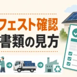 太陽光パネル処分のマニフェスト確認と処分書類の見方