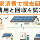 卒FIT後に自家消費へ切り替える費用と回収期間を検討するイメージ
